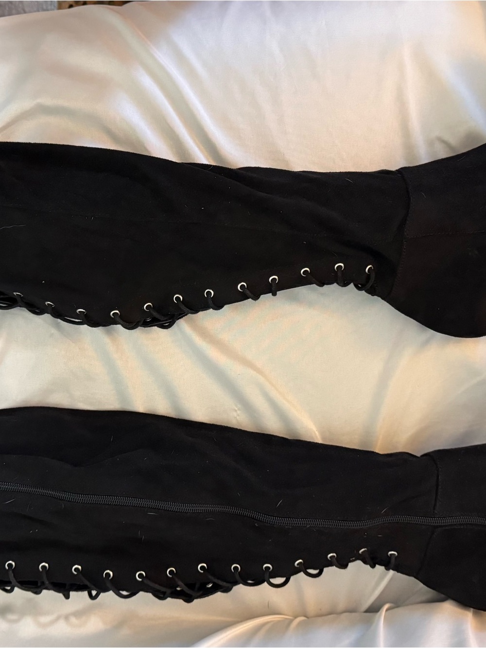 torrid Black Lace-Up Over-the-Knee Boots